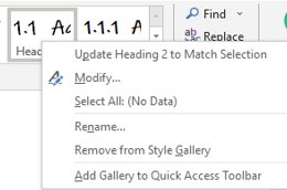 how to modify the header in Microsoft word