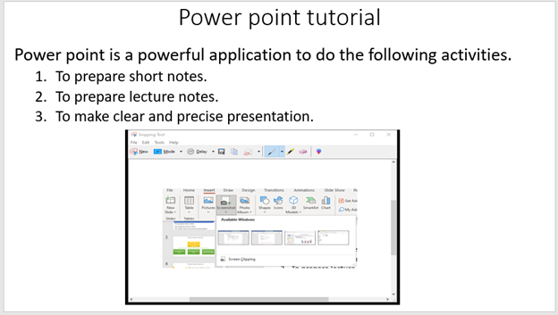 Select the screen shoot.