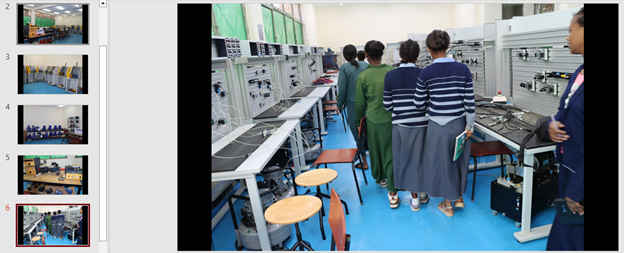 Click on create button to create photo album in power point.