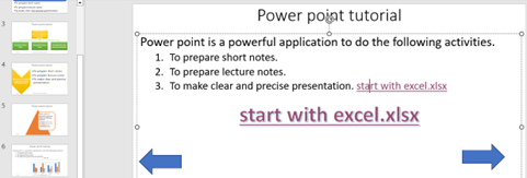 Word art sentences or links.